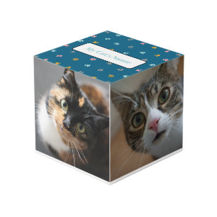 Personalised Pet Keepsake for Cats or Dogs Cube