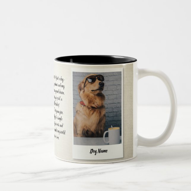 Personalised Pet Love Story Mug - Custom (Right)