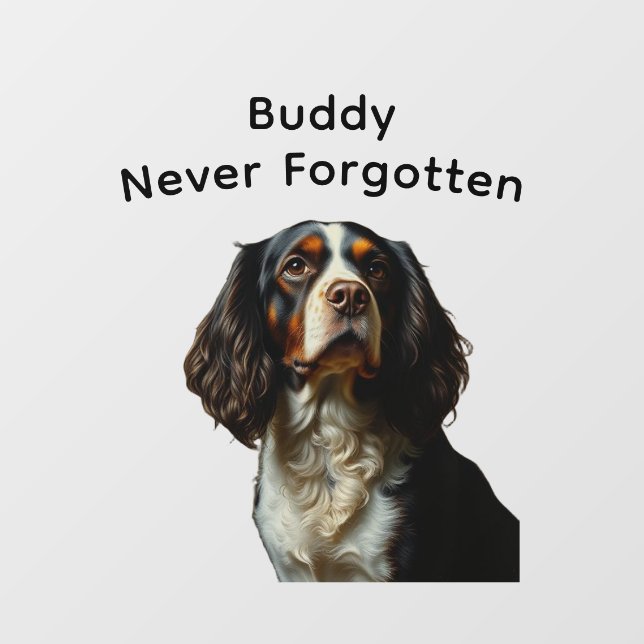 Personalised Pet memorial  (Sheet)