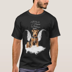 Personalised Pet Memorial Airedale Terrier Dog T-Shirt