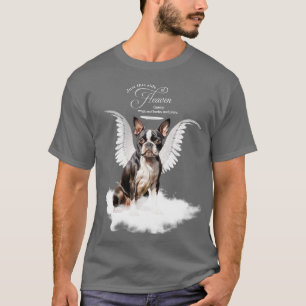 Personalised Pet Memorial Boston Terrier Dog T-Shirt