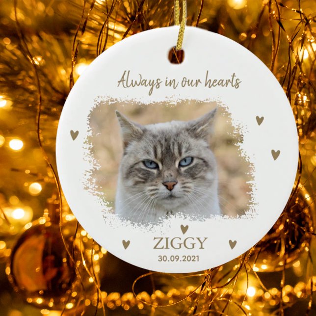 Personalised Pet Memorial Ceramic Tree Decoration (Creator Uploaded)