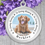 Personalised Pet Memorial Custom Dog Photo  Silver Plated Necklace<br><div class="desc">Honour your best friend with a custom photo memorial necklace . This unique pet memorials keepsake is the perfect gift for yourself, family or friends to pay tribute to your loved one. We hope your dog memorial photo necklace will bring you peace, joy and happy memories. Quote "In Loving Memory"....</div>