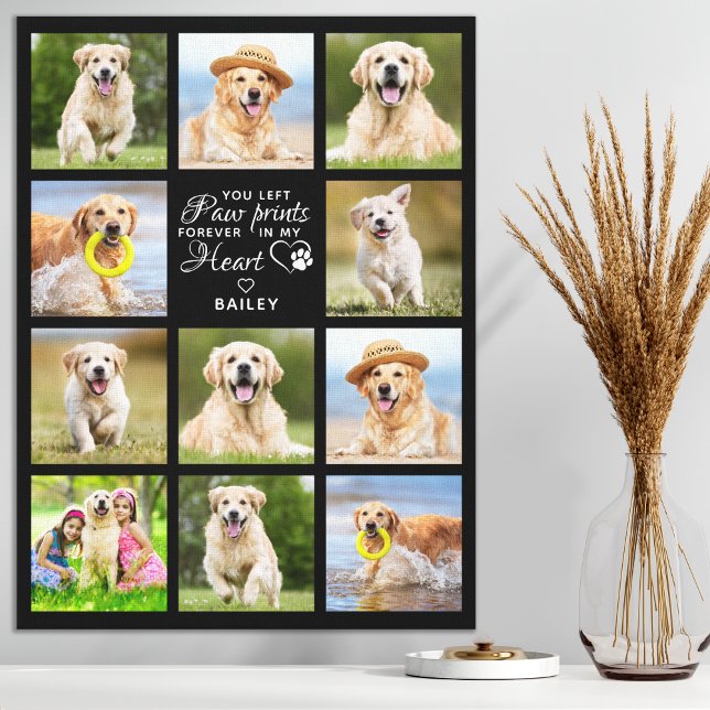 Personalised Pet Memorial Gift Pet Loss Keepsake Canvas Print (Creator Uploaded)