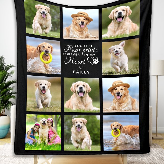 Personalised Pet Memorial Gift Pet Loss Keepsake  Fleece Blanket (Creator Uploaded)