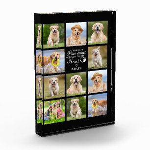 Personalised Pet Memorial Gift Pet Loss Keepsake Photo Block