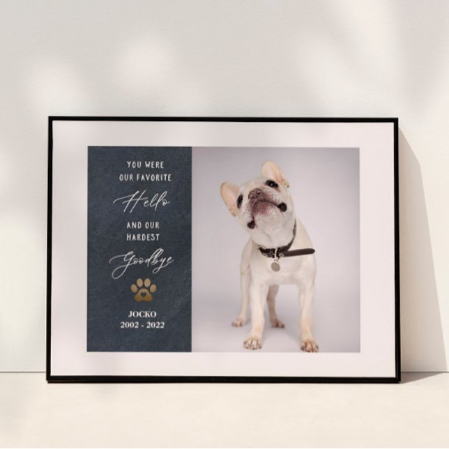 Personalised Pet Memorial Pet Loss Photo Collage Poster (Creator Uploaded)