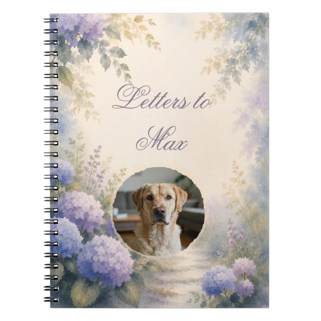 Personalised Pet Memorial Photo Journal (Front)
