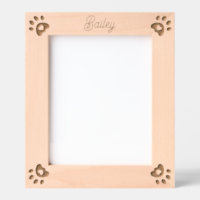 Personalised Pet Name Dog Hearts Paw Prints Custom