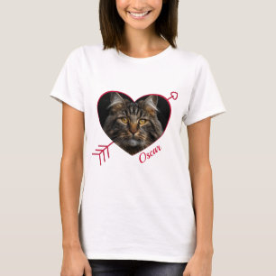 Personalised Pet Photo and Name  T-Shirt