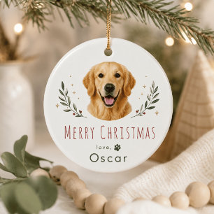 Personalised Pet Photo Christmas Ornament