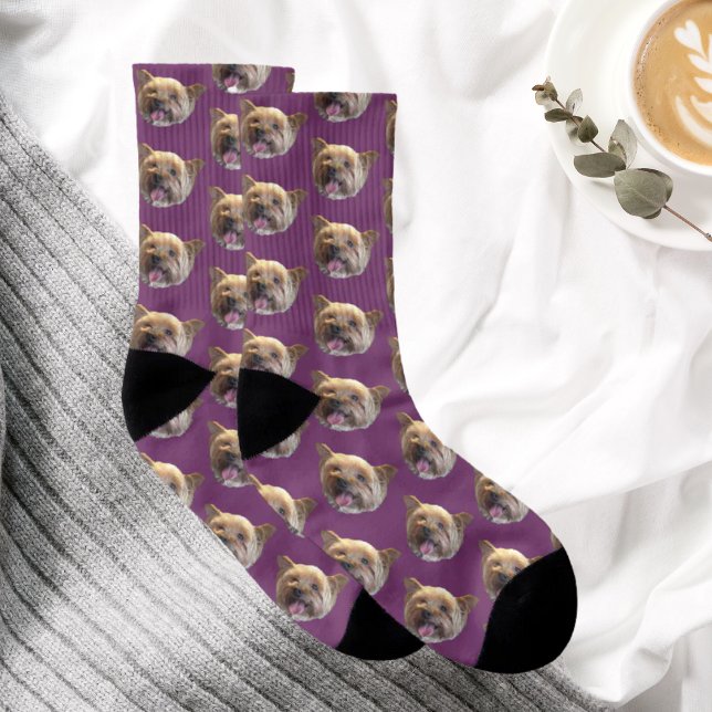 Personalised Pet Photo Christmas Present Socks (Creator Uploaded)