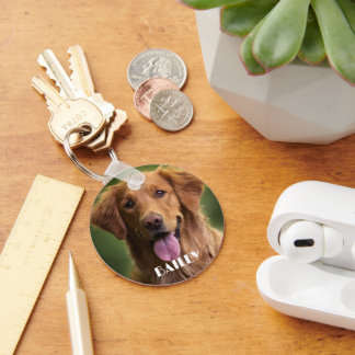 Personalised Pet Photo Dog Lover Keepsake  Key Ring