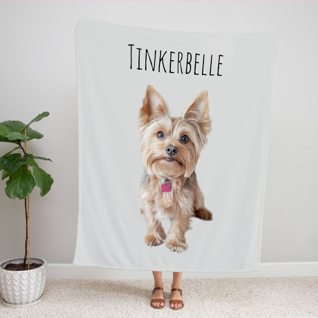 Personalised Pet Photo Fleece Blanket (Creator Uploaded)
