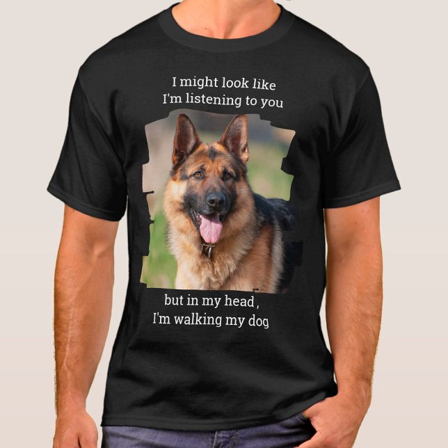 Personalised Pet Photo Funny Dog Dad T-Shirt (Creator Uploaded)
