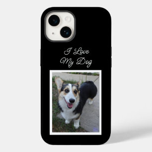 Personalised Pet Photo I Love my Dog Case-Mate iPhone 14 Case