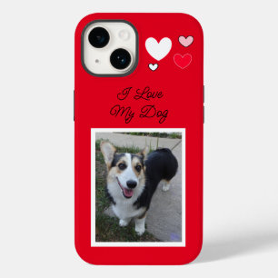 Personalised Pet Photo I Love my Dog  Case-Mate iPhone 14 Case