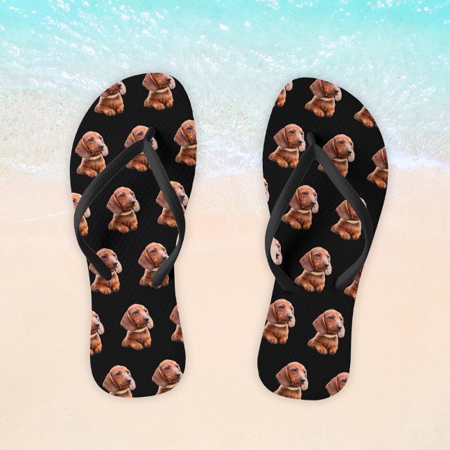 Personalised Pet Photo Jandals (Personalized Pet Photo Flip Flops
)