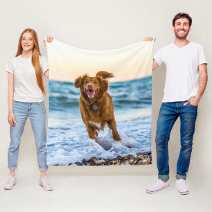 Personalised Pet Photo Keepsakes Gift Idea Fleece Blanket