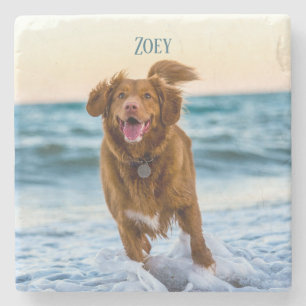 Personalised Pet Photo Keepsakes Gift Idea Stone Coaster