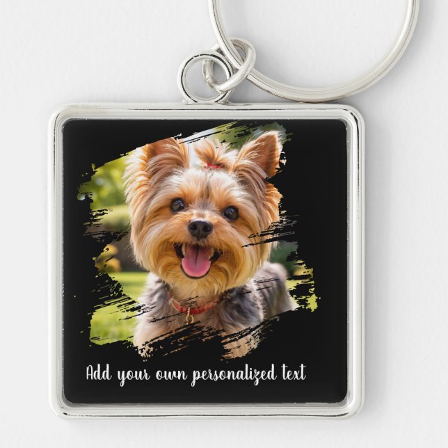 Personalised Pet Photo Keychain (Front)