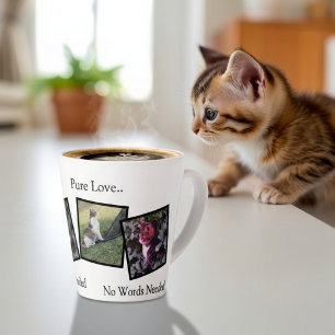 Personalised Pet Photo Latte Mug