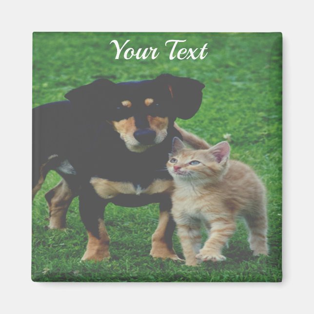 Personalised Pet Photo Magnet (Front)