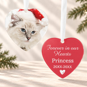 Personalised Pet Photo Memorial Keepsake Ornament