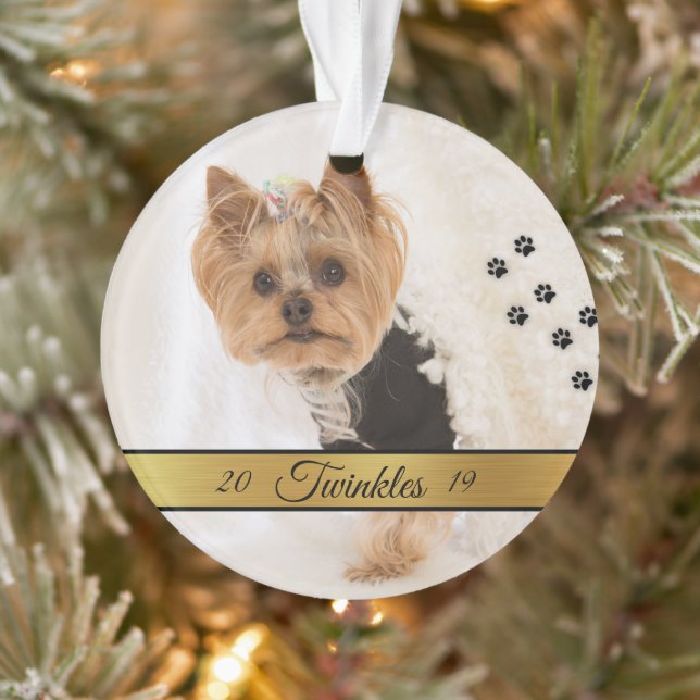Personalised Pet Photo Ornament (Tree)