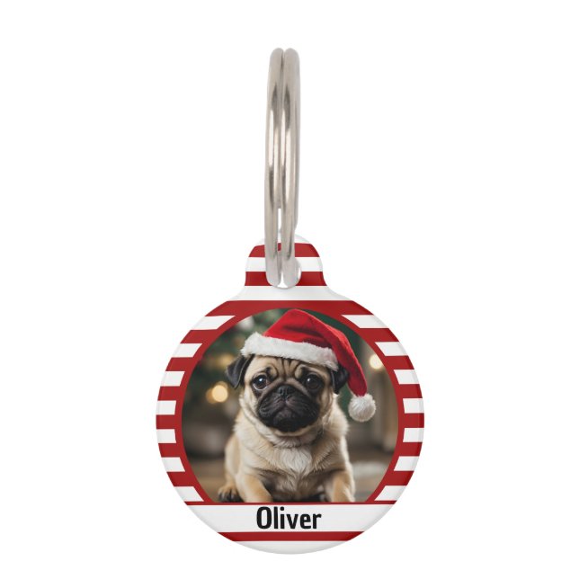 Personalised Pet Photo Pet Tag (Front)