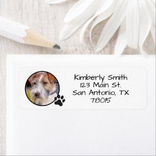Personalised Pet Photo Return Address