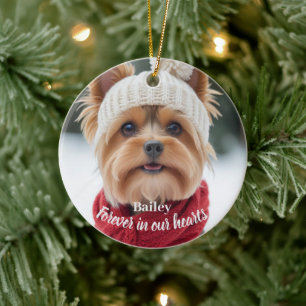 Personalised Pet Photo Sympathy Ornament