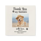 Personalised Pet Photo Thank You Dog Wedding