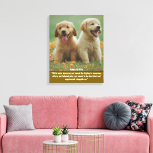 Personalised Pet Photo Wall Art for Dog Lovers, Me