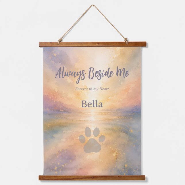 Personalised Pet Remembrance Tapestry for Pet (Front)