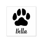 Personalised Pet Signature Paw Print Rubber Stamp