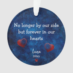 Personalised Pet Sympathy Gift Christmas Photo Ornament