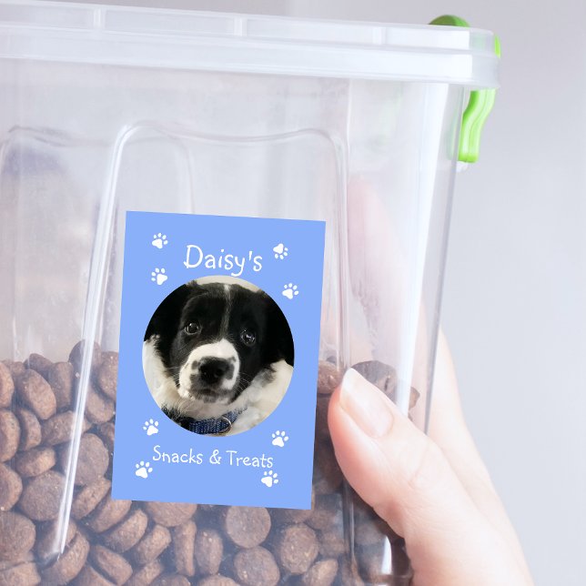 Personalised Pet Treat Jar Food Label (Creator Uploaded)