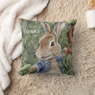 Personalised Peter Rabbit Beatrix Potter Nursery  Cushion