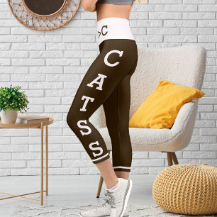 Personalised Pets Mamas Cats High Waisted Capris