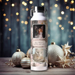 Personalised Pets Photo Collage Christmas  Water Bottle<br><div class="desc">Personalised Pets Photo Collage Christmas</div>