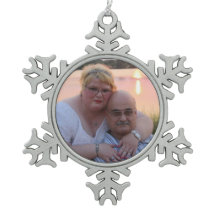 Personalised peuter snowflake ornament