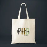 Personalised Ph.d Graduation Tote Bag, Custom Doct Bag<br><div class="desc">Personalised Ph.d Graduation Tote Bag,  Custom Doctorate Graduate Gift for Her,  New Phd Gift,  Phd Grad Gift Tote,  Phd Student Definition</div>