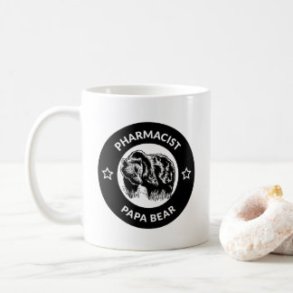 Personalised Pharmacist Papa Bear Coffee Mug