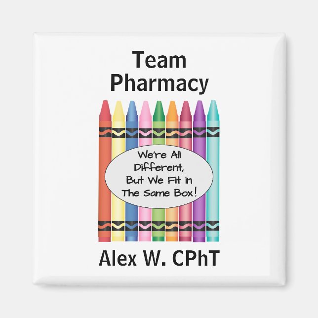 Personalised Pharmacy Technician  Magnet (Front)