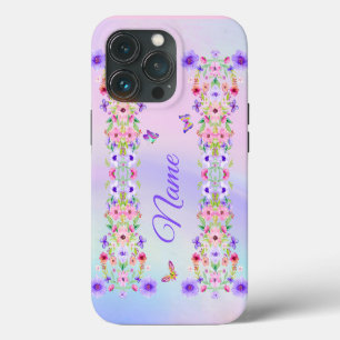 Personalised Phone Cases for Her Pastel Watercolor