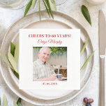 Personalised Photo 30th 40th 50th 60th 70 Birthday Napkin<br><div class="desc">Personalised Photo 30th 40th 50th 60th 70 Birthday Napkins</div>