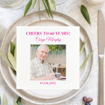 Personalised Photo 30th 40th 50th 60th 70 Birthday Napkin<br><div class="desc">Personalised Photo 30th 40th 50th 60th 70 Birthday Napkins</div>