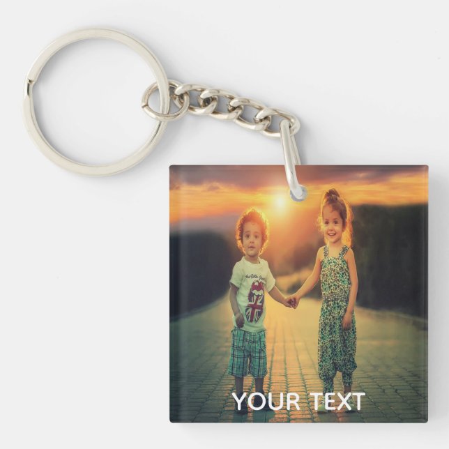 Personalised Photo Acrylic Keychain (Front)