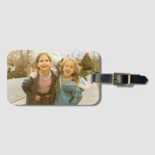 Personalised Photo Air Freshener Luggage Tag